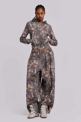 Sudadera con capucha «Mini Monster Hoodie» con estampado de camuflaje «Woodland»