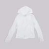 Sudadera con capucha «Mist» en blanco jaspeado