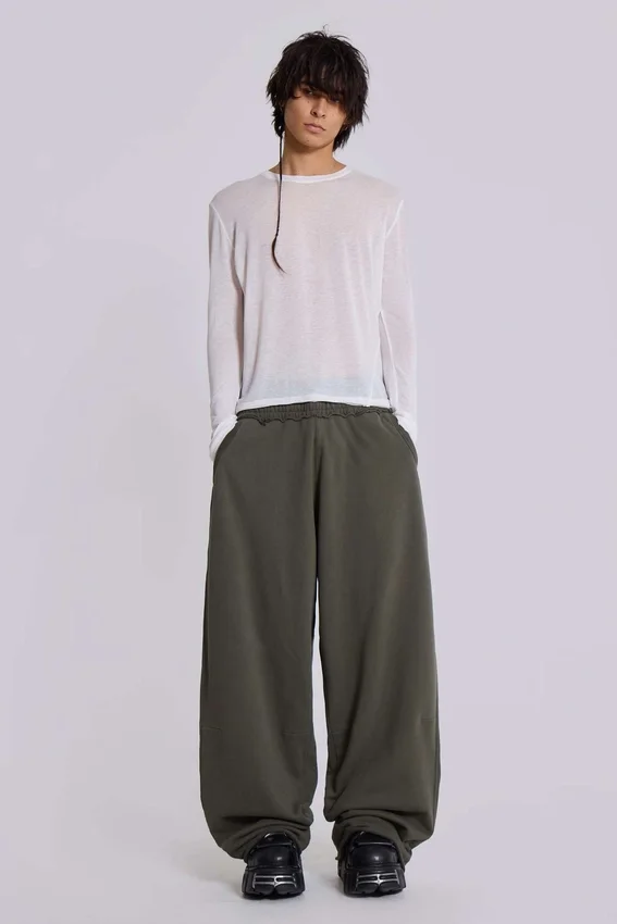 Sudadera con capucha «Mist» en blanco jaspeado