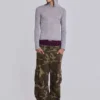 Sudadera con capucha «Mist» en gris jaspeado