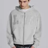 Sudadera con capucha «Monster Hoodie» con tachuelas de LDN