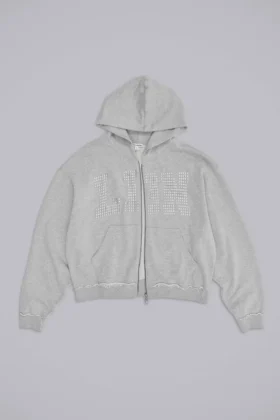 Sudadera con capucha «Monster Hoodie» con tachuelas de LDN