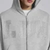 Sudadera con capucha «Monster Hoodie» con tachuelas de LDN