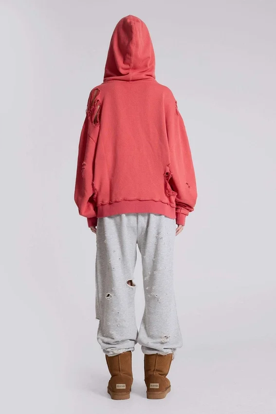 Sudadera con capucha «Monster Hoodie» desgastada