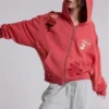 Sudadera con capucha «Monster Hoodie» desgastada
