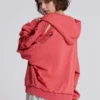 Sudadera con capucha «Monster Hoodie» desgastada