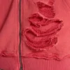 Sudadera con capucha «Monster Hoodie» desgastada