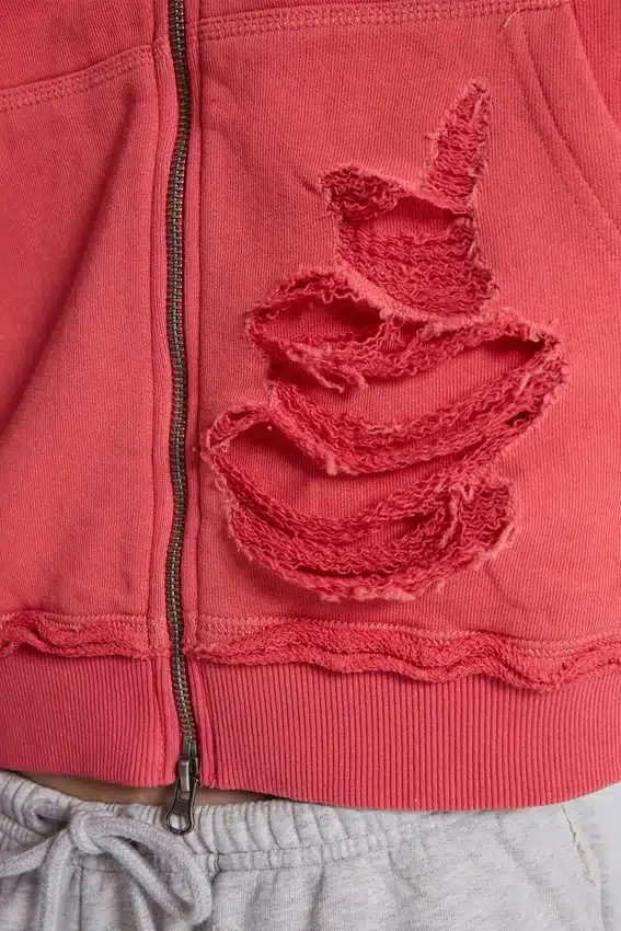 Sudadera con capucha «Monster Hoodie» desgastada
