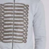 Sudadera con capucha «Monster Hoodie» en gris jaspeado