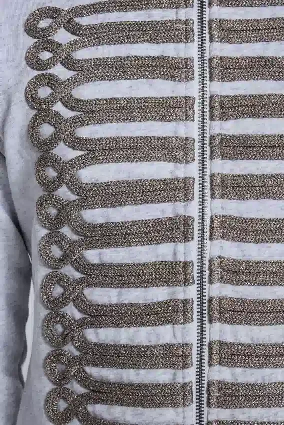 Sudadera con capucha «Monster Hoodie» en gris jaspeado