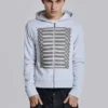 Sudadera con capucha «Monster Hoodie» en gris jaspeado