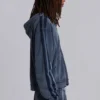 Sudadera con capucha «Monster Hoodie» holgada y deportiva azul