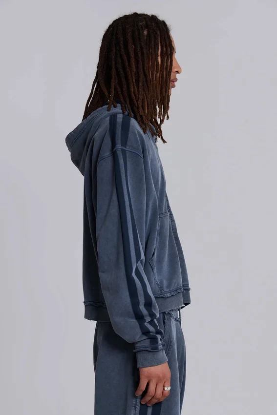 Sudadera con capucha «Monster Hoodie» holgada y deportiva azul