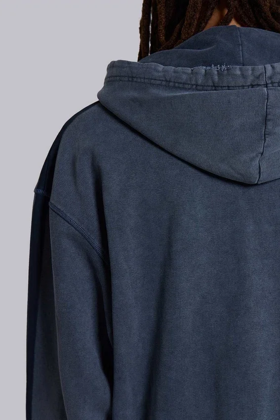 Sudadera con capucha «Monster Hoodie» holgada y deportiva azul