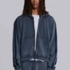 Sudadera con capucha «Monster Hoodie» holgada y deportiva azul