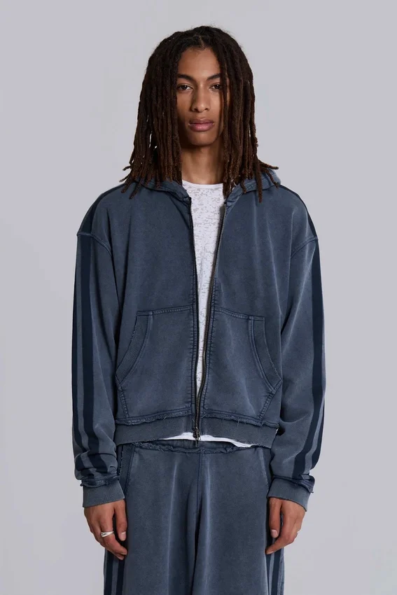Sudadera con capucha «Monster Hoodie» holgada y deportiva azul