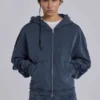 Sudadera con capucha «Monster Hoodie» holgada y deportiva azul