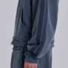 Sudadera con capucha «Monster Hoodie» holgada y deportiva azul