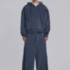 Sudadera con capucha «Monster Hoodie» holgada y deportiva azul