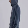 Sudadera con capucha «Monster Hoodie» holgada y deportiva azul