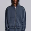 Sudadera con capucha «Monster Hoodie» holgada y deportiva azul