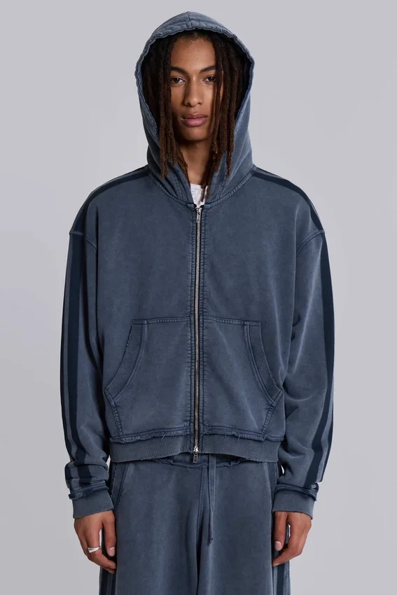 Sudadera con capucha «Monster Hoodie» holgada y deportiva azul