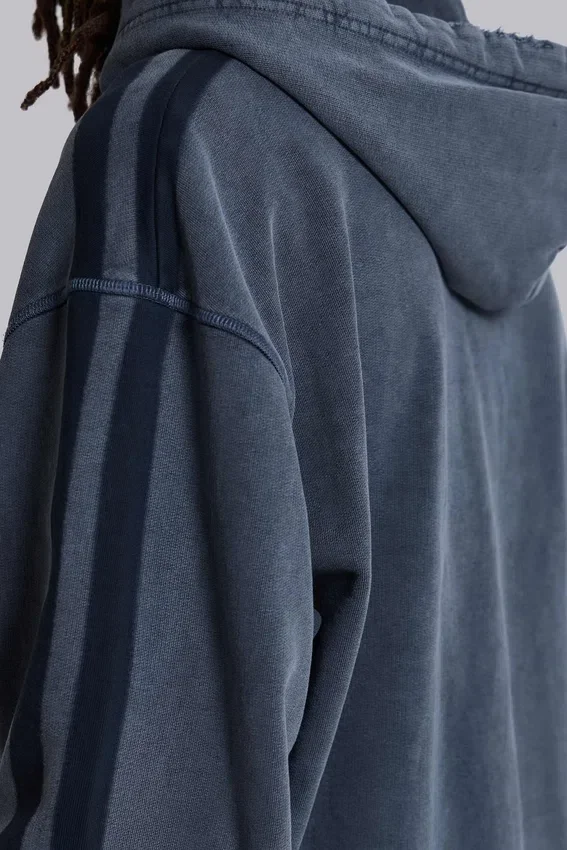 Sudadera con capucha «Monster Hoodie» holgada y deportiva azul
