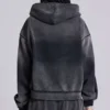Sudadera con capucha «Monster Hoodie» holgada y deportiva en gris