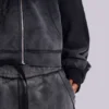 Sudadera con capucha «Monster Hoodie» holgada y deportiva en gris