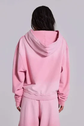 Sudadera con capucha «Monster Hoodie» holgada y deportiva en rosa