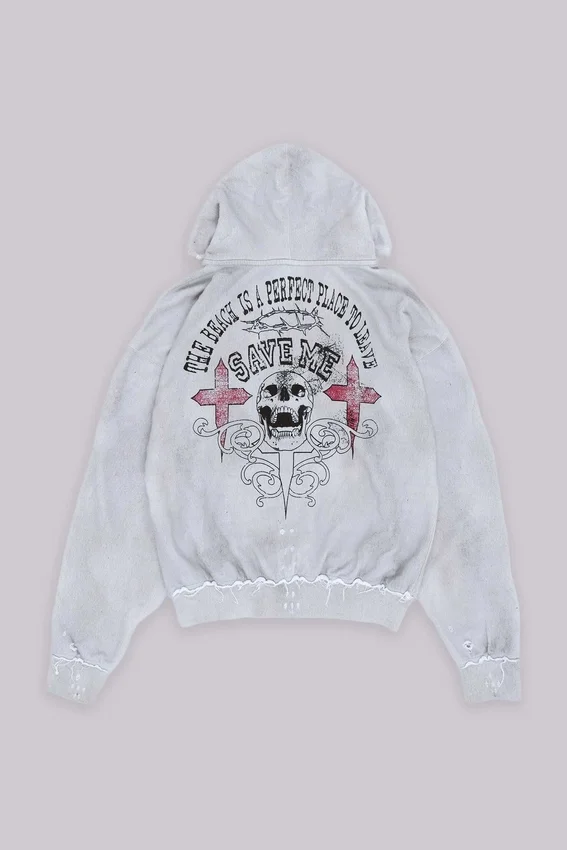 Sudadera con capucha oversize «Save Me»