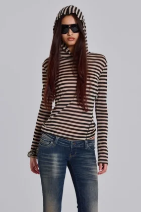 Sudadera con capucha Stripe Mist