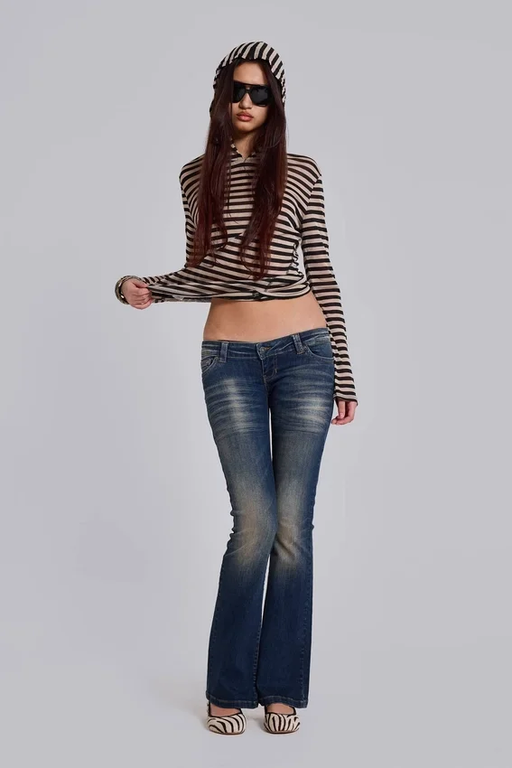Sudadera con capucha Stripe Mist