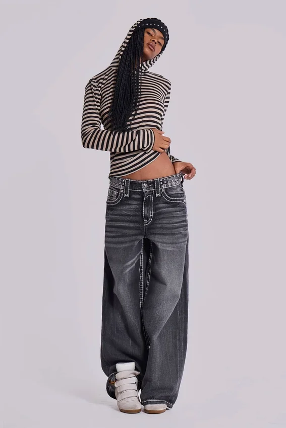 Sudadera con capucha Stripe Mist