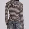 Sudadera con capucha Stripe Mist