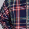 Sudadera con capucha y cremallera a cuadros «Adrenaline»