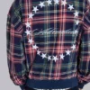 Sudadera con capucha y cremallera a cuadros «Adrenaline»