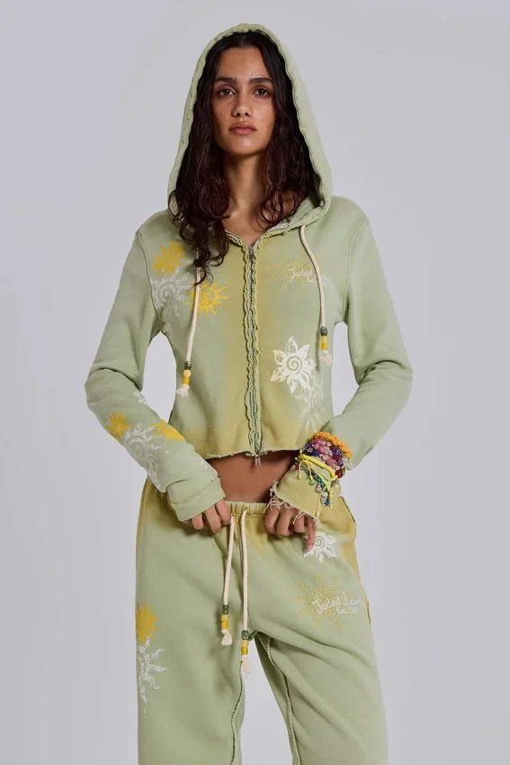 Sudadera con capucha y cremallera Cleo Sunfade
