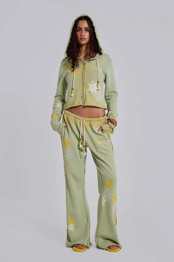 Pantalones de chándal holgados y acampanados Cleo Sunfade
