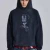 Sudadera con capucha y emblema