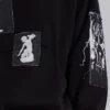 Sudadera con capucha y parche «Devoted» negra