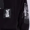 Sudadera con capucha y parche «Devoted» negra