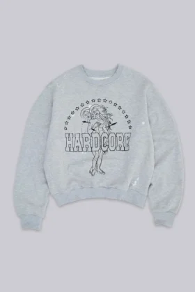 Sudadera de cuello redondo «Hardcore»