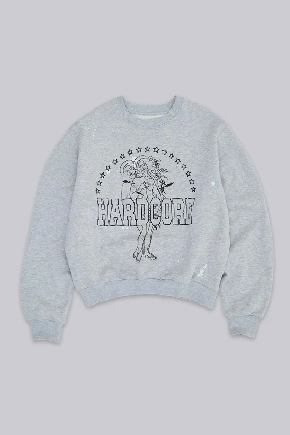 Sudadera de cuello redondo «Hardcore»