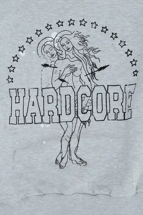 Sudadera de cuello redondo «Hardcore»