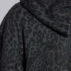Sudadera Monster Hoodie de leopardo en gris carbón