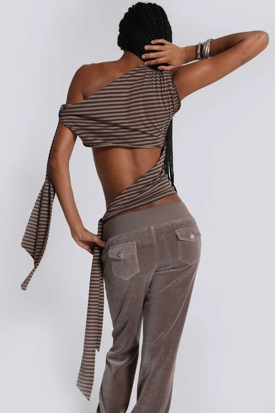 Pantalones de terciopelo de estilo militar Cavalier