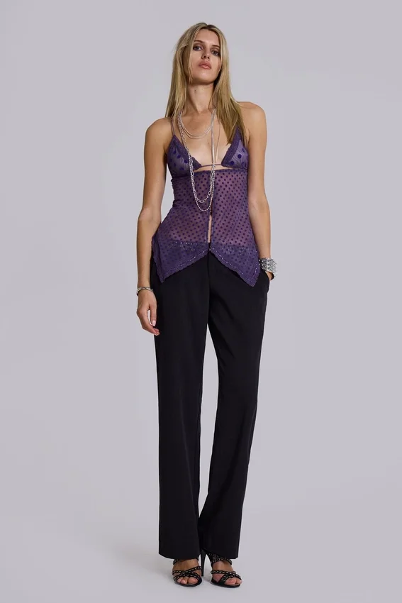 Top camisola de lunares «Maude»