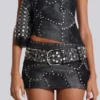 Minifalda con tachuelas «Shadow»