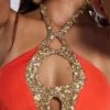 Top halter con lentejuelas de Areca